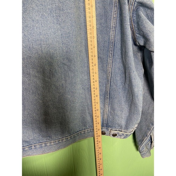 Rare Vintage Space Needle Mens XL Polar Bear Graphics Denim Jacket New With Tags - Picture 11 of 12